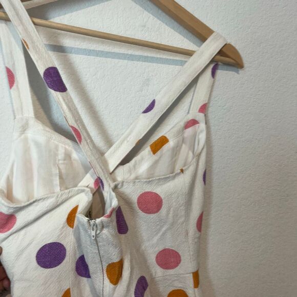 Fashion Brand Company by Penelope Gazin Polka Dot Wrap Dress Women's Size Small - Picture 4 of 5